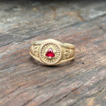 Ruby Ring of the Dove